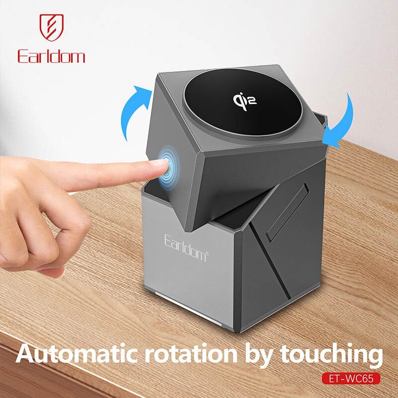 شارژر بی سیم و استند رومیزی Earldom ET-WC65 15W