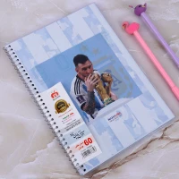 دفتر سیمی 60 برگ طرح فوتبالی نهال آلما کد 7682