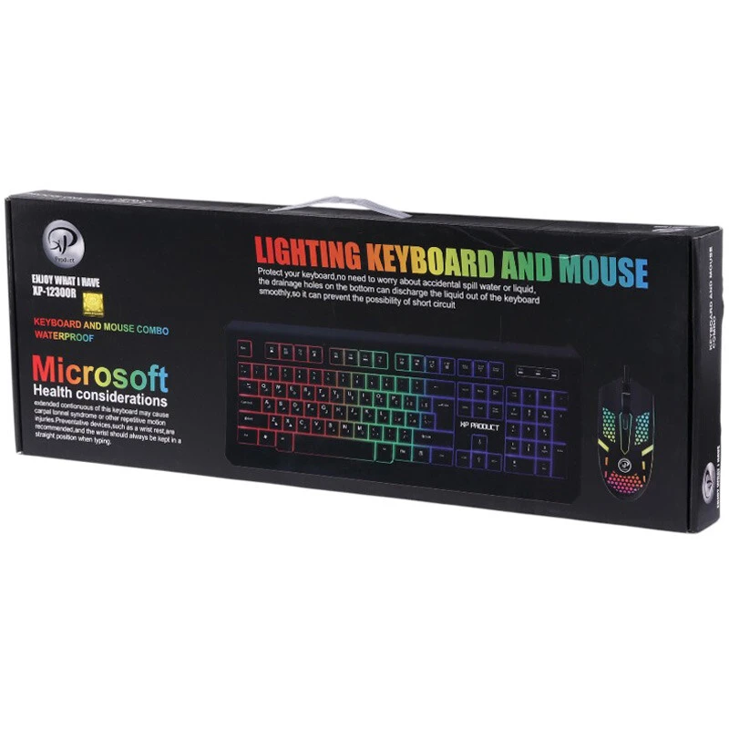 کیبورد و موس گیمینگ ایکس پی پروداکت XP-12300R
