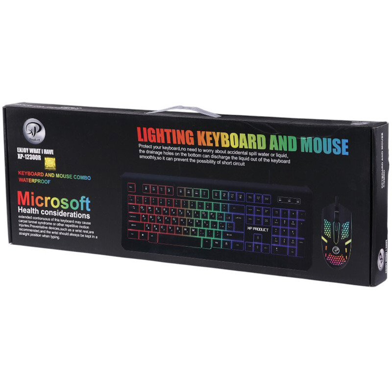 کیبورد و موس گیمینگ ایکس پی پروداکت XP-12300R
