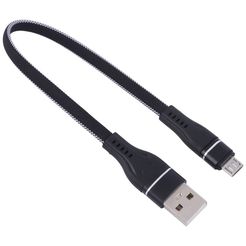 کابل کوتاه میکرو یو اس بی Power Bank 2.4A 25cm