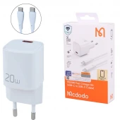 شارژر دیواری 20 وات مک دودو CH-469 PD 3A + کابل تبدیل تایپ سی
