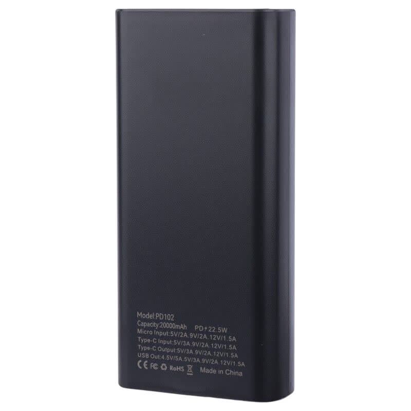 پاور بانک فست شارژ سوو PD102 PD 22.5W ظرفیت 20000 میلی آمپر ساعت