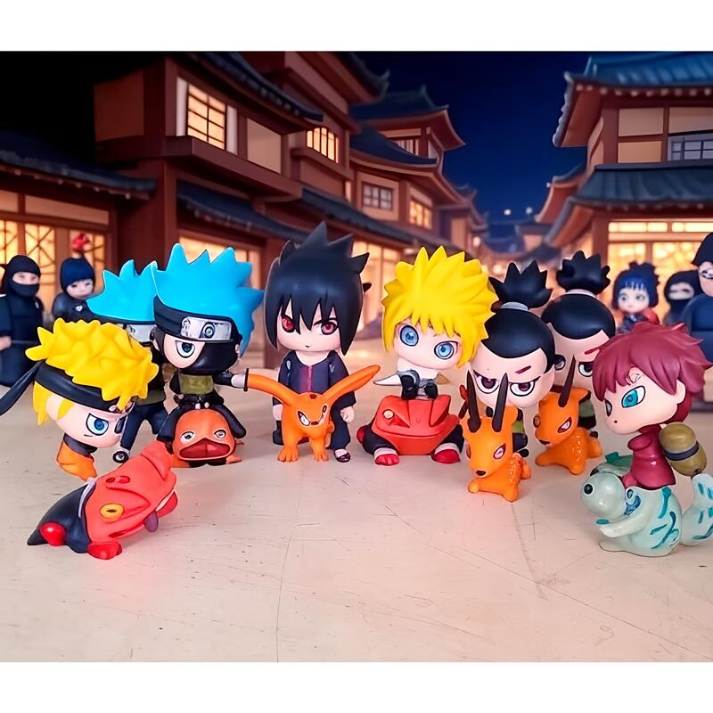 اکشن فیگور طرح انیمه Naruto کد 1750 بسته 6 عددی