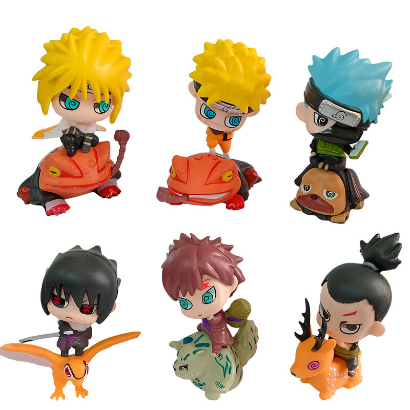 اکشن فیگور طرح انیمه Naruto کد 1750 بسته 6 عددی