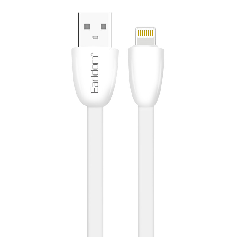 کابل آیفونی فست شارژ Earldom EC-111i 2.4A 3m