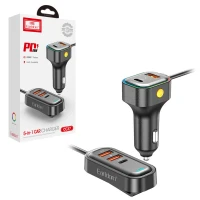 شارژر فندکی فست شارژ Earldom ES-CC37 QC3.0 PD 3.1A 30W