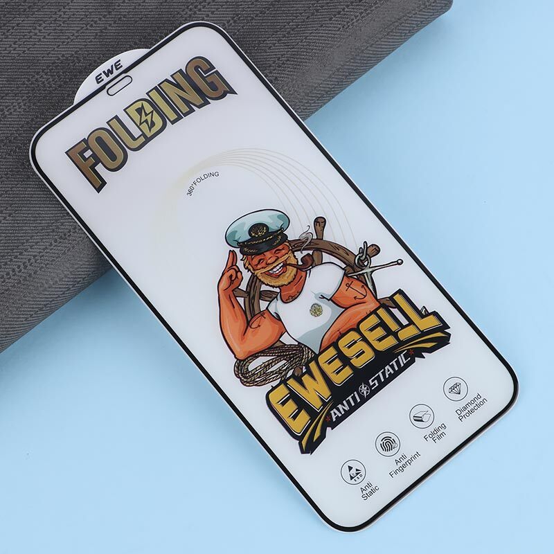 گلس آنتی استاتیک Ewesell Folding آیفون iPhone 14 Plus / 13 Pro Max / 12 Pro Max