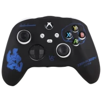 روکش دسته بازی Xbox X/S طرح Tekken cnt زمینه مشکی آبی