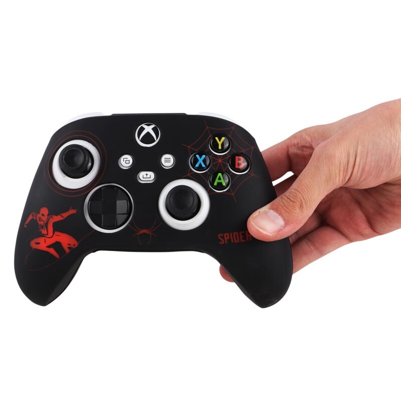 روکش دسته بازی Xbox X/S طرح Spider-Man زمینه مشکی قرمز