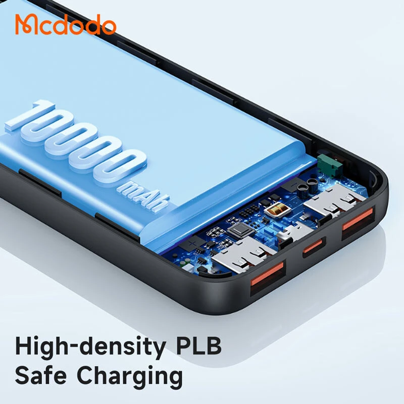 پاور بانک مک دودو MC-463 10W ظرفیت 10000 میلی آمپر ساعت
