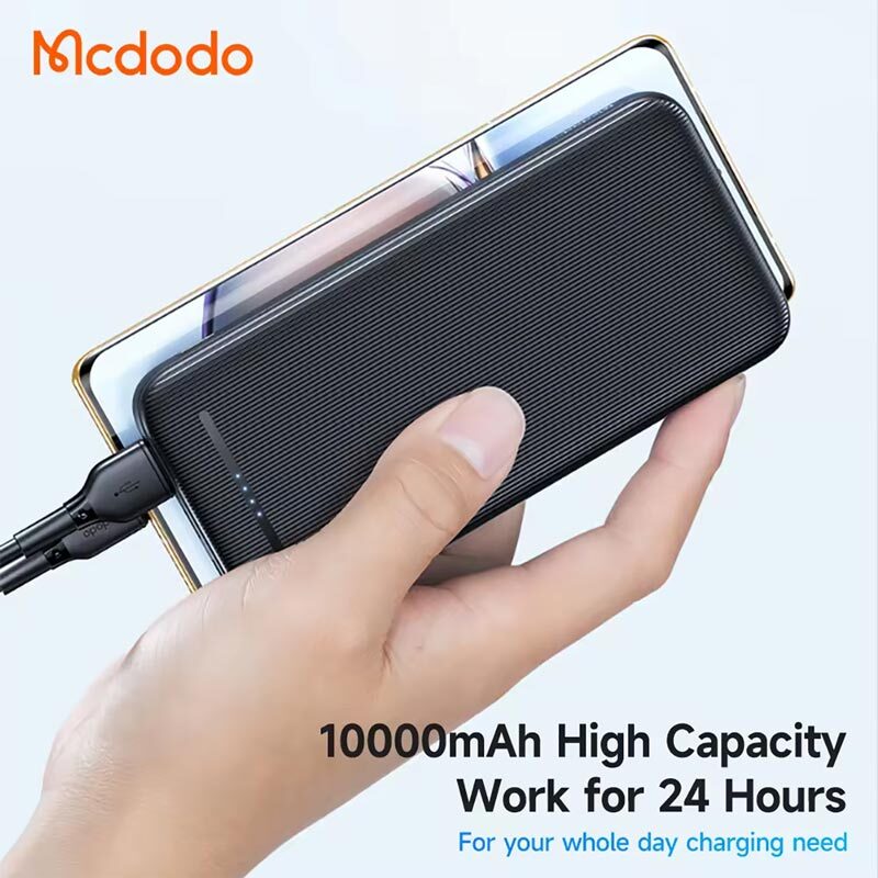 پاور بانک مک دودو MC-463 10W ظرفیت 10000 میلی آمپر ساعت