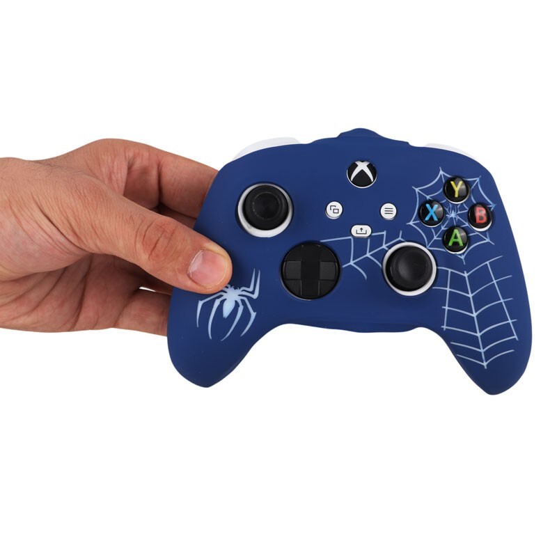 روکش دسته بازی Xbox X/S طرح Spider Man آبی سفید