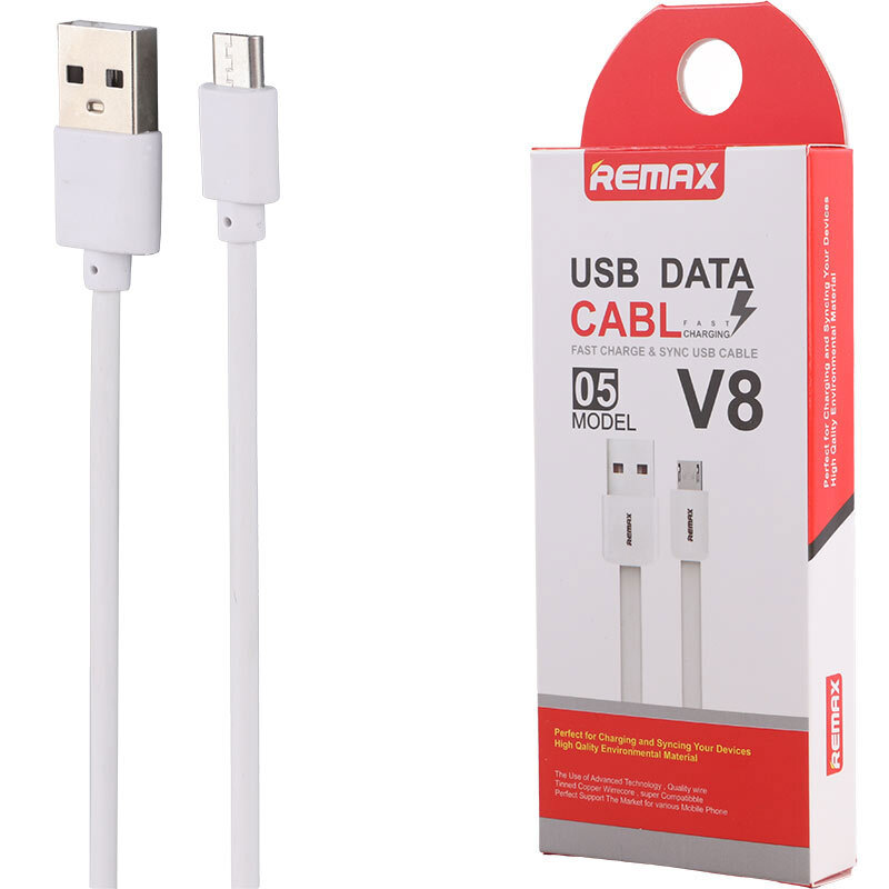 کابل میکرو یو اس بی فست شارژ Remax V8-05 0.5m