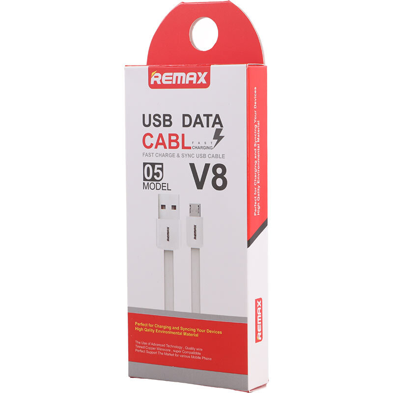 کابل میکرو یو اس بی فست شارژ Remax V8-05 0.5m
