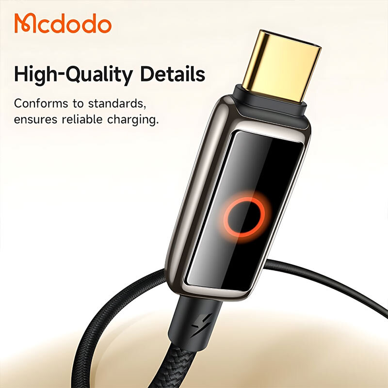 کابل تایپ سی فست شارژ Mcdodo CA-665 6A 1.2m