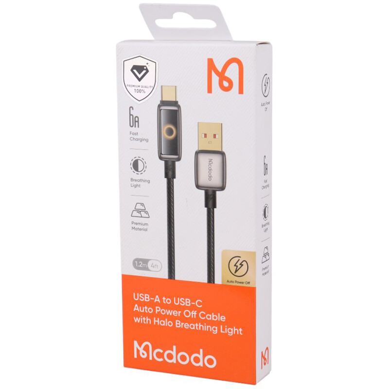 کابل تایپ سی فست شارژ Mcdodo CA-665 6A 1.2m