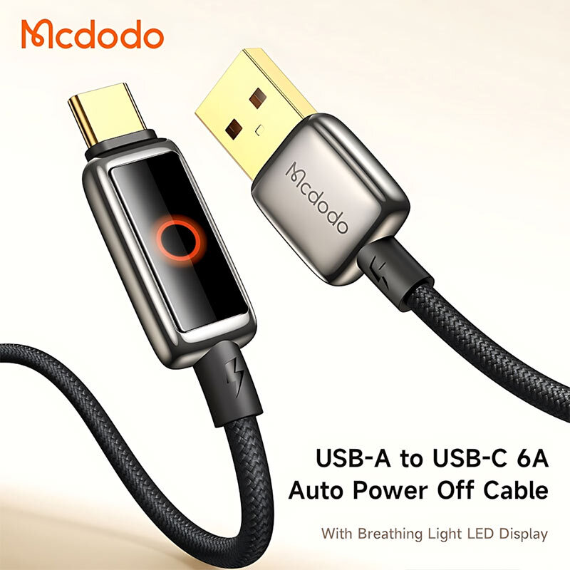 کابل تایپ سی فست شارژ Mcdodo CA-665 6A 1.2m