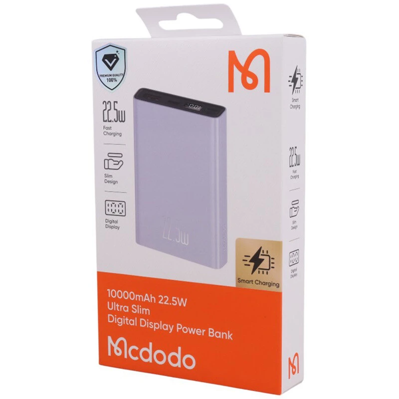 پاور بانک فست شارژ مک دودو MC-294 PD QC3.0 20W ظرفیت 10000 میلی آمپر ساعت