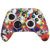روکش دسته بازی Xbox X/S طرح اسکلت گلدار کد 1