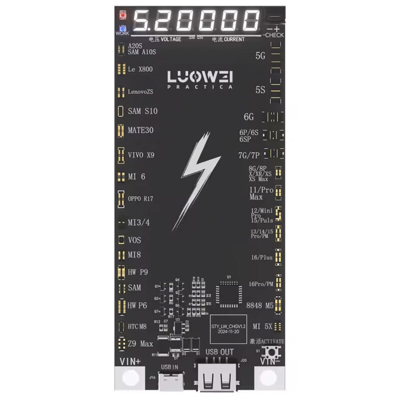 تستر باتری Luowei LW-B03