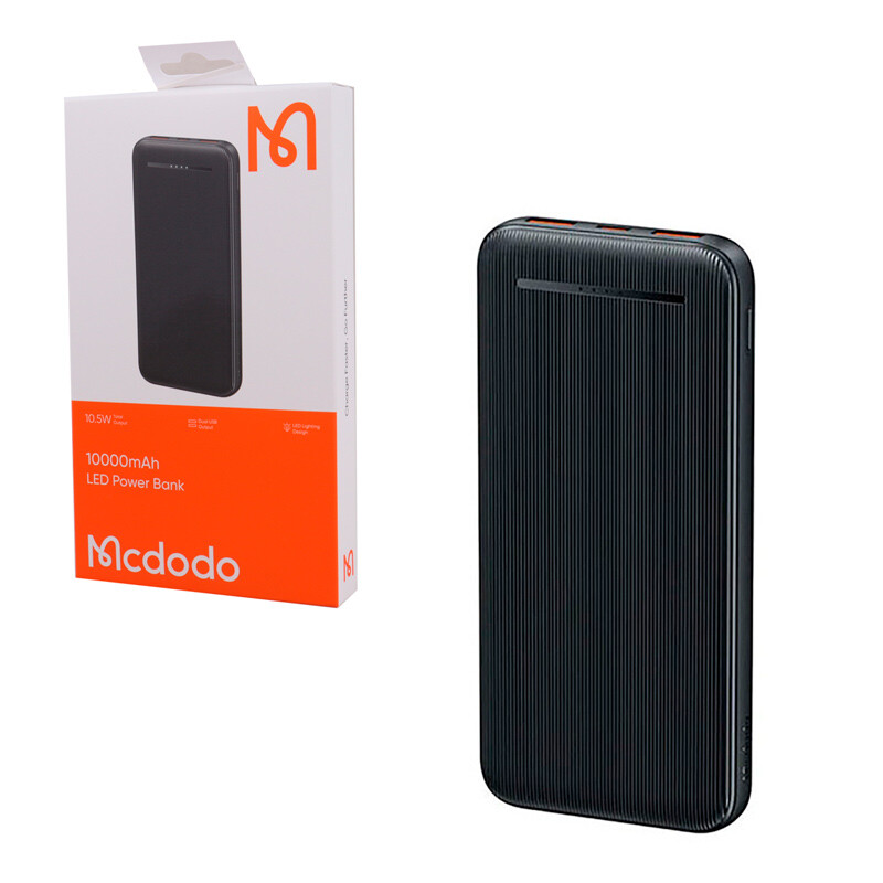 پاور بانک مک دودو MC-463 10W ظرفیت 10000 میلی آمپر ساعت