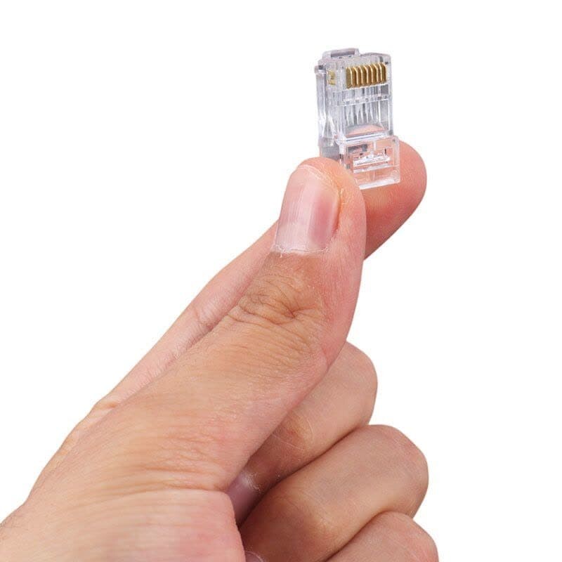 سوکت شبکه EPG RJ45 Cat6 UTP SFTP بسته 100 عددی