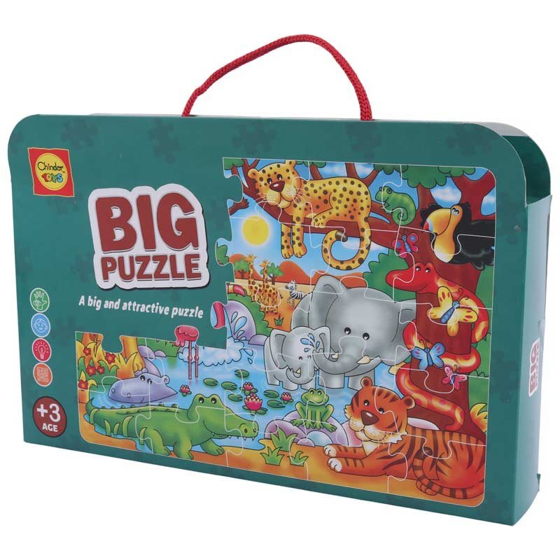 پازل طرح حیوانات جنگل 25 تکه Chinder Toys