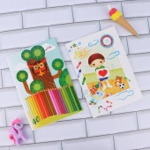 دفتر نقاشی 40 برگ منگنه ای بسته 150 عددی