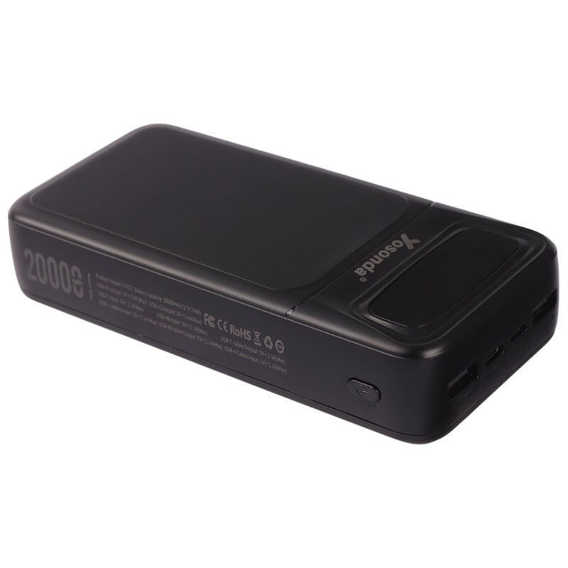پاور بانک فست شارژ یوسوندا Y-P52 12W ظرفیت 20000 میلی آمپر ساعت
