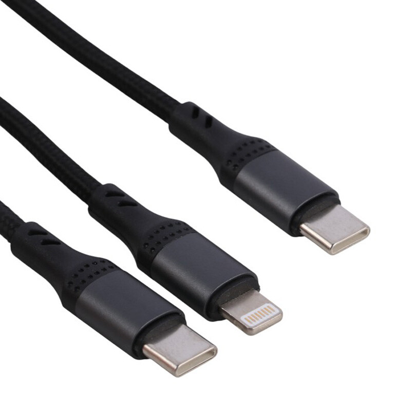 کابل 2 سر فست شارژ Earldom EC-IC04 PD 60W 1.2m