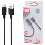 کابل لایتنینگ فست شارژ 2.4 آمپر ارلدام EC-176i طول 1 متر