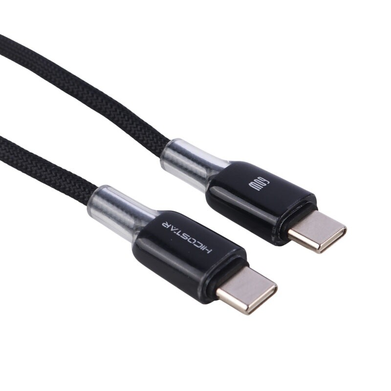 کابل تبدیل فست شارژ Hicostar HS-104C-C Type-C To Type-C PD 60W 1m