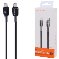 کابل تبدیل فست شارژ Hicostar HS-104C-C Type-C To Type-C PD 60W 1m