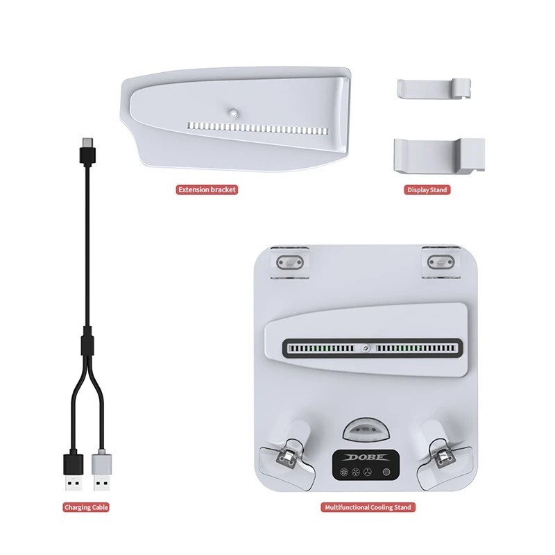 خنک کننده و شارژر دسته PS5/PS5 Slim دابی TP5-3550