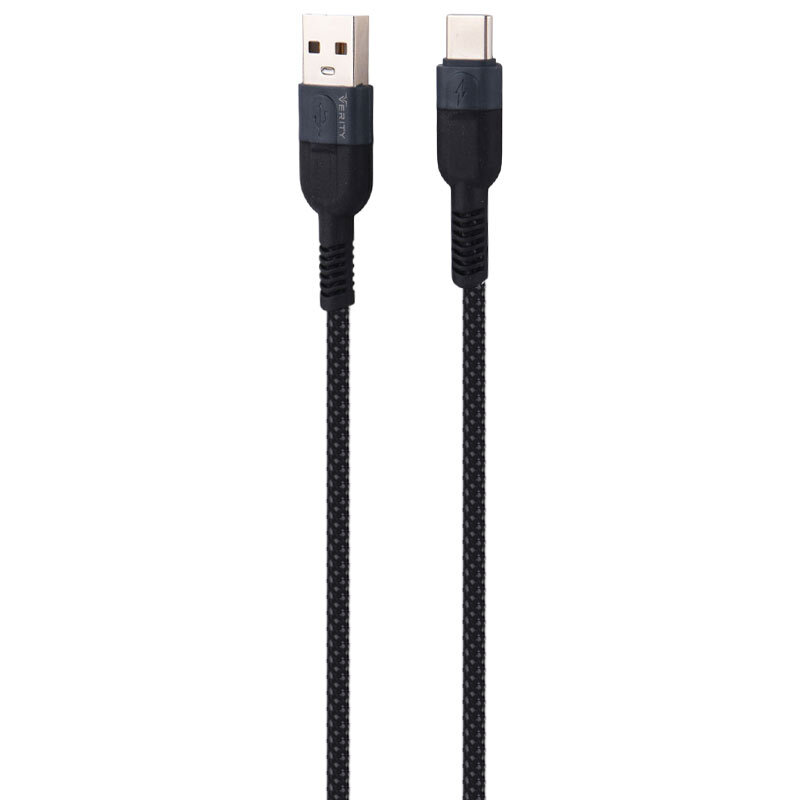 کابل تایپ سی فست شارژ 65 وات وریتی CB-3161T-W طول 1 متر