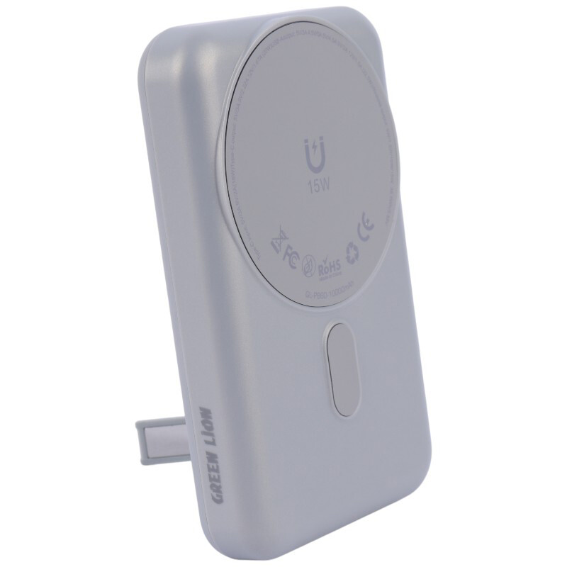 پاور بانک بی سیم فست شارژ گرین لاین Lagos GL-PB60 PD 22.5W ظرفیت 10000 میلی آمپر ساعت