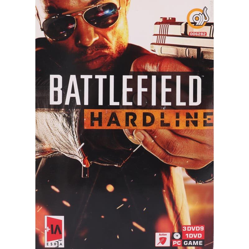 بازی Battlefield HardLine 3DVD9 + 1DVD گردو مناسب برای PC