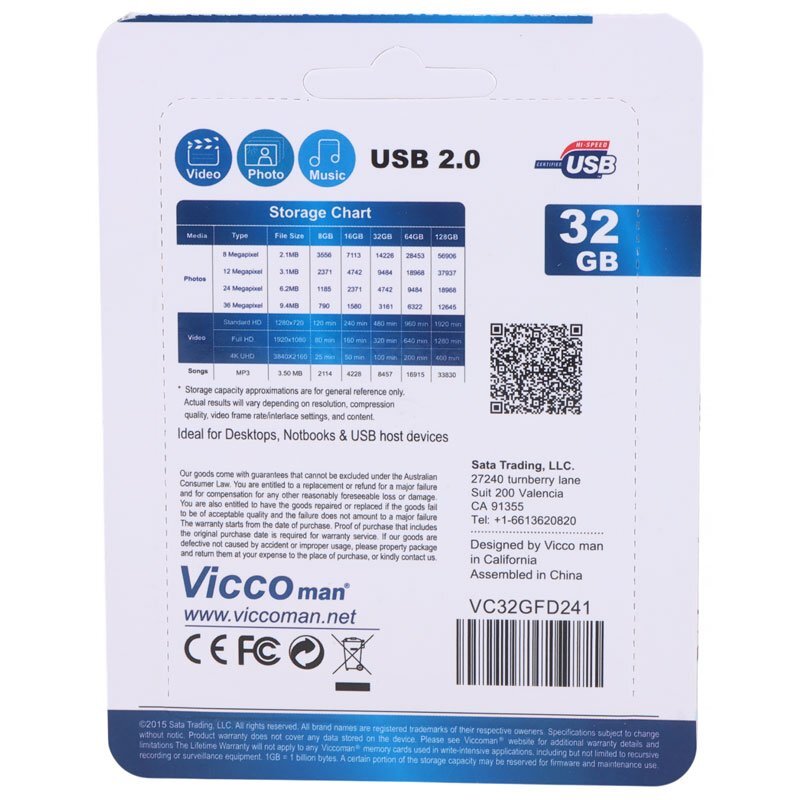 فلش 32 گیگ ویکومن ViccoMan VC241