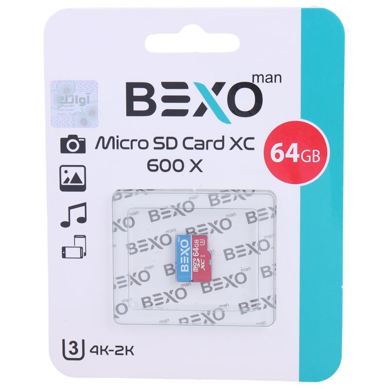 رم میکرو 64 گیگ بکسومن Bexoman 600X U3