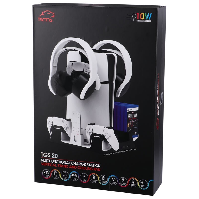 پایه نگهدارنده و شارژر دسته PS5 Slim / PS5 تسکو TGS 20