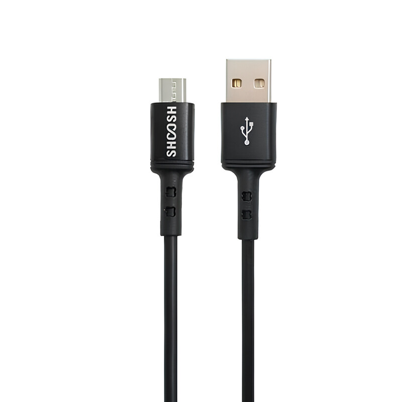 کابل میکرو یو اس بی فست شارژ 5 آمپر شوش SH72A طول 1.1 متر