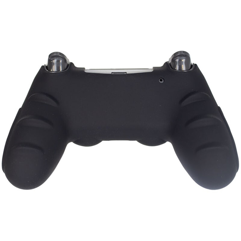 روکش دسته بازی PS4 استوپ دار زمینه مشکی سفید