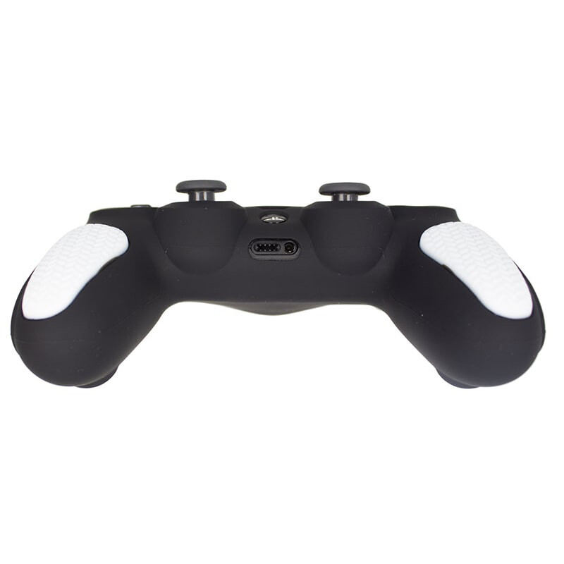 روکش دسته بازی PS4 استوپ دار زمینه مشکی سفید