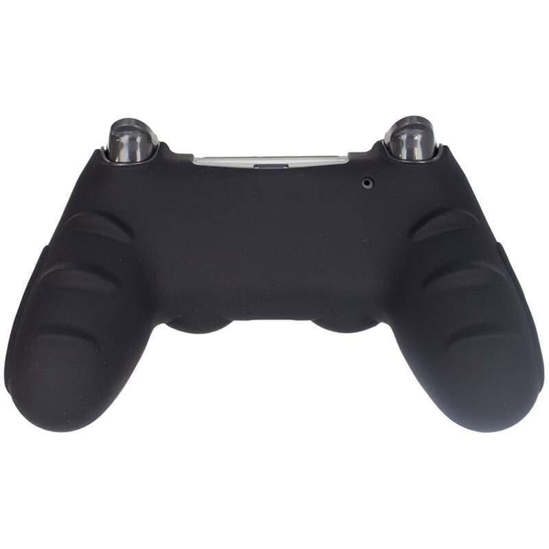 روکش دسته بازی PS4 استوپ دار زمینه مشکی طوسی