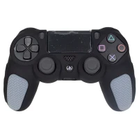 روکش دسته بازی PS4 استوپ دار زمینه مشکی طوسی