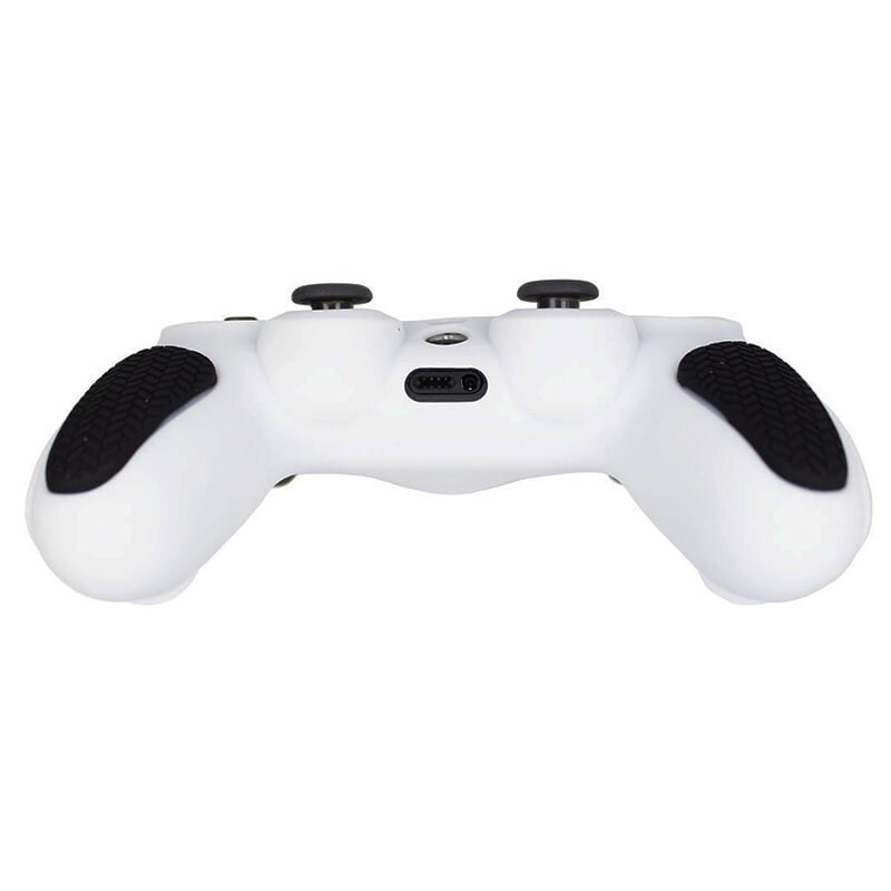 روکش دسته بازی PS4 استوپ دار زمینه سفید مشکی