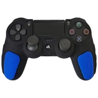 روکش دسته بازی PS4 استوپ دار زمینه مشکی آبی