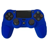 روکش دسته بازی PS4 استوپ دار زمینه آبی کاربنی