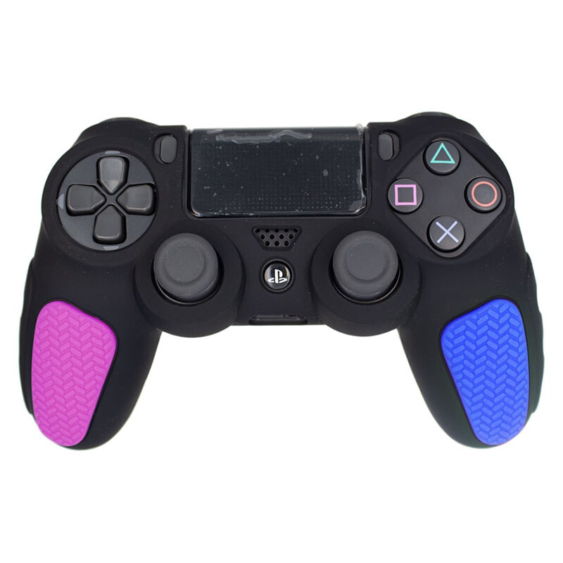 روکش دسته بازی PS4 استوپ دار رنگی زمینه مشکی